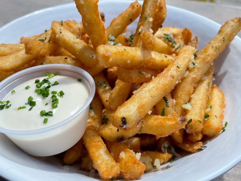 Truffle Party Fries (Vegan!)